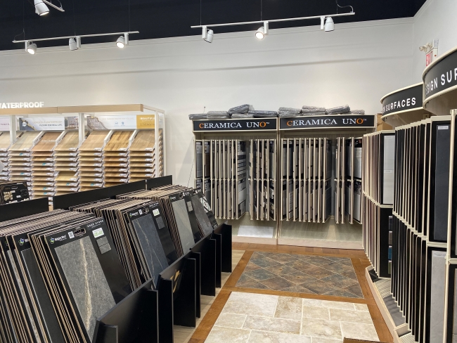 Dean's Carpet One Luxury Vinyl Tile Flooring